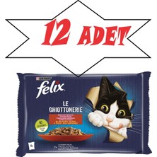 Felix Sığır Etli & Tavuklu 4X85 G X12 Adet