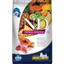 Nd Tropical Selection Köpek 5kg Mini Adult Kuzu Etli Tropikal Meyveli Küçük Irk Yetişkin Köpek Mama
