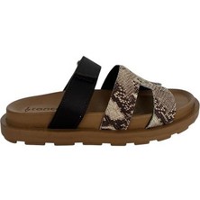 Kemal Tanca 862 M-53 Kadın Hakiki Deri Terlik