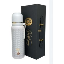 Akıllıelma Galatasaray Lisanslı Beyaz Çelik Termos 650 ml Ergonomik Tasarıma Sahip