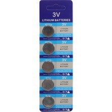 Ayt Powermaster Cr 2025 3 Volt Lityum Para Pil 5'li Paket Düğme Pil