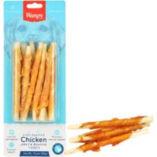 Digiworld Neo Pet Market Wanpy 10 Lu Paket Deri Üzerine Tavuk Sarılı 85 gr Köpek Ödülü