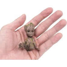 Xuxiaoran Galaksinin Koruyucuları 2 Groot, Groot, Oturmuş, Ağaç Adam Oyuncak Bebek, Oyuncak Bebek Süsleme Modeli (Yurt Dışından)