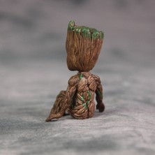 Xuxiaoran Galaksinin Koruyucuları 2 Groot, Groot, Oturmuş, Ağaç Adam Oyuncak Bebek, Oyuncak Bebek Süsleme Modeli (Yurt Dışından)