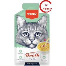 Wanpy Digiworld Ton Balıklı Kedi Çorbası 50 gr x 12 Adet