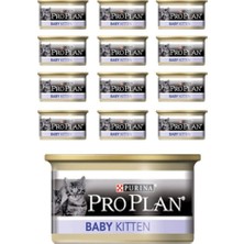 Pro Plan Baby Kitten Tavuk Etli Yavru Yaş Kedi Maması 85 gr x 12 Adet