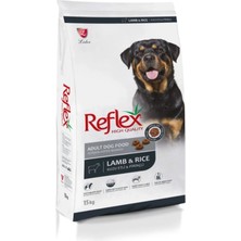 Refleks Kuzu Etli ve Pirinçli Yetişkin Köpek Maması 15 kg