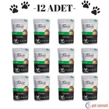 Felicia Jöle Içinde Tavuklu Taurinli Tahılsız Yetişkin Kedi Pouch Konservesi 85GR x 12 Adet