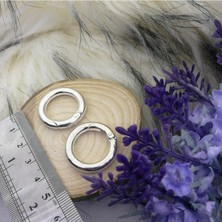 Klipsli Metal Çanta Halkası- 2 Adet