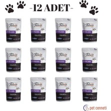 Felicia Jöle Içinde Somonlu Taurinli Tahılsız Kısırlaştırılmış Pouch Kedi Konservesi 85GR x 12 Adet