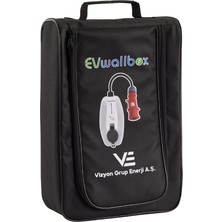Evwallbox 22KW V3 Türkçe Mobil Uygulama 5 Yıl Garanti, (Tekli Kombinasyon Panosu, Taşıma Çantası ve 220V Dönüştürücü Adaptör)