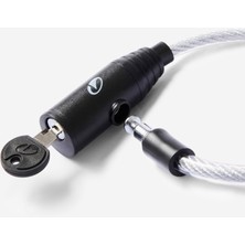 Btwin 100 Anatarlı Bisiklet Kilidi Gri