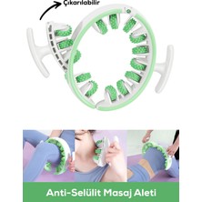 Alfagift Anti-Selülit Masaj Aleti | 360° Tam Sarma | Bacak, Kalça, Kol ve Bel Bölgesi Için