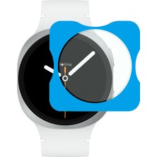 Novstrap Samsung Galaxy Watch 8 40MM ile Uyumlu Ekran Koruyucu 9h Temperli Cam Kolay Uygulama Aparat