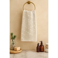 2'li Beyaz El ve Mutfak Havlusu Seti – 30X50 cm | Saf, Yumuşak ve Emici Kumaş