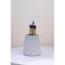 Makyaj Organizeri Makyaj Fırçalığı Makyaj Organizer Düzenleyici Siyah Renk Model 84