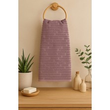 2'li Mürdüm Renk El ve Mutfak Havlusu Seti – 30X50 cm