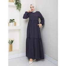 Nisagül Kadın Medine Ipeği Hac Umrelik 2 Katlı Ferace