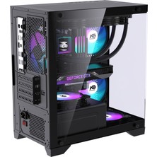 Orion Elite 4x Tuştan Değişen Rgb Fanlı M-Atx Boş Bilgisayar Kasası Siyah