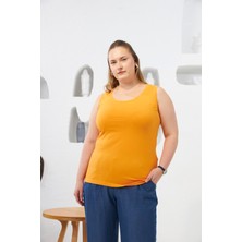 Büyük Beden Atlet Turuncu