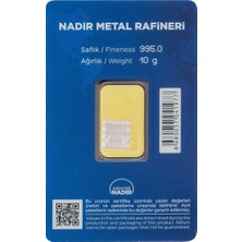 Nadir Gold 10 gr 24 Ayar Nadirgold Gram Altın