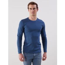 Bisiklet Yaka Erkek Sweatshirt  (W5)