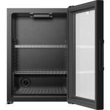 Elektromarla INV-MC45 All Black Edition Inverter Camlı Minibar Mini Buzdolabı