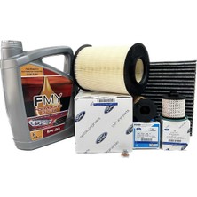 Ford Focus 3 1.5 Tdci Dizel Filtre Bakım Seti 2015-2018 Hava+Yağ+K.polen+Yakıt Filtresi+Motor Yağı