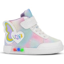 Love Ortopedik Kız Çocuk Işıklı Sneaker ve Günlük Spor Ayakkabı