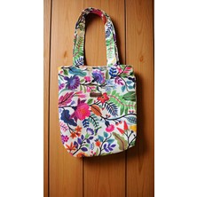 Plaj ve Günlük Kullanıma Uygun, Notebook ve Evrak Taşımaya Uygun. Içi Geniş,astarlı ve Cepli Keten Çanta 36X32