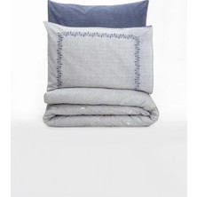 Cotton Box Çift Kişilik Nevresim Takımı Nitsa Lacivert
