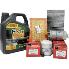 Ford Connect 1.8 Filtre Bakım Seti 2002-2013 Hava+Yağ+K.polen+Yakıt Filtresi+Motor Yağı