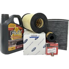 Ford C-Max 1.5 Tdci Dizel Filtre Bakım Seti 2015-2018 Hava+Yağ+Karbonlu Polen Filtresi+Motor Yağı