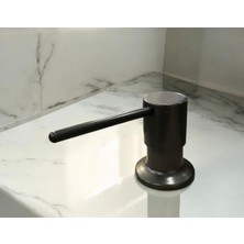 Antrasit Sıvı Sabunluk Antresit Gri Renk Ankastre Sıvı Sabunluk