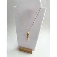 Balık Model Ince Zincir Gold Çelik Kolye