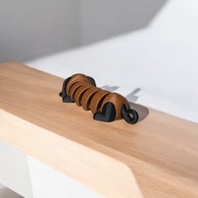 Esnek Köpek Figür & Anahtarlık – Sosis Pati | Kabuk Factory Tasarımı