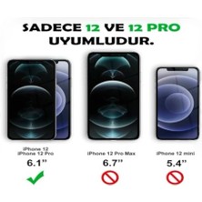 Apple Iphone 12 / 12 Pro Uyumlu Kılıf Yumuşak Silikon Içi Kadife Lansman Kapak .