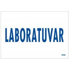 Ennalbur Laboratuvar Uyarı Levhası 17,5X25 KOD:1656