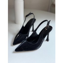 Ince Yüksek Topuklu Kadın Rahat Stiletto
