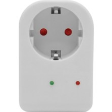 Techmore Tekli Akım Korumalı Kablosuz Priz Çocuk Koruma 3500W 16A On/off Anahtarlı