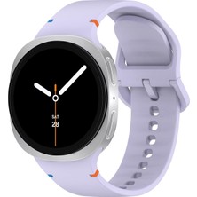 Galaxy Watch 8 / Classic / 2025 Serisi 40 mm / 44 mm / 46 mm Uyumlu Su Geçirmez Yumuşak Silikon Spor Kayış (20 mm)