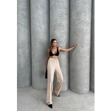 Çımalı Keten Pantolon