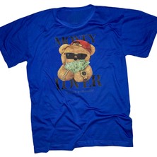 Zengin Ayıcık Baskılı Unisex Tişört
