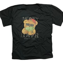 Zengin Ayıcık Baskılı Unisex Tişört