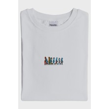 NUUGG Evrim Desenli Nakışlı Tişört