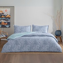 Taç Shimmer Seç&ser Çift Kişilik Nevresim Takımı Lacivert