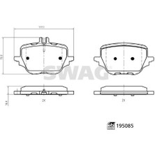 Fren Balatası Arka Mercedes W206 S206 C254 W223 V223