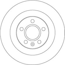 Arka Fren Diski Volvo XC40 536 2017 2021 Cap 302X 5 Bıjon 16 Inç