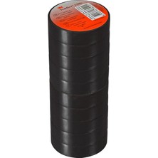 3m Temflex 1300E Pvc Izole Bant Siyah 10LUK Paket 0.13MM x 19MM x 0.13MM (5235)