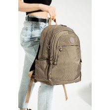 Unisex Okul Çantası Klinkır Kumaş Günlük Sırt Çantası Çok Cepli Hafif Yağmur Geçirmez 38*28 cm